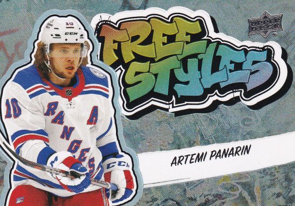 insert karta ARTEMI PANARIN 22-23 UD Ser. 1 Free Styles číslo FS-21